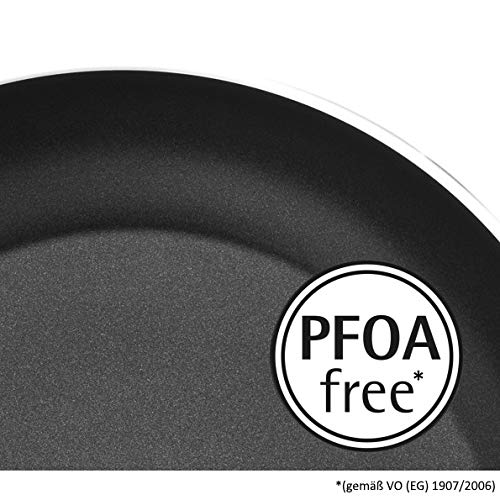 WMF 545304021 Permadur Element Paellera Aluminio, Antiadherente, Apto para Todo Tipo de Cocinas Incluido Inducción, Exterior Resistente en Acero, 30 cm sin PFOA