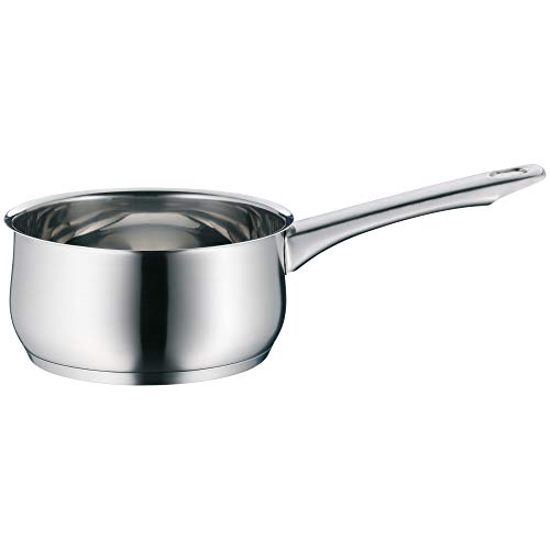 WMF Diadem Plus - Batería de cocina, 5 piezas cromagran, acero inoxidable - 1 cacerola de Ø20cm , 1 olla baja de Ø16cm, 1 olla baja de Ø20cm, 1 olla baja de Ø24cm y 1 cazo de Ø16cm