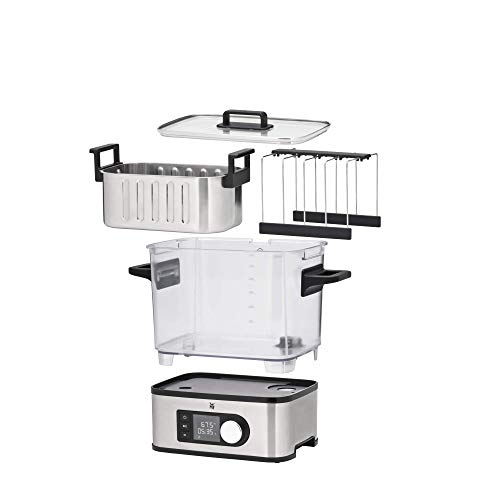 WMF Lono Sous Vide - Máquina de cocción a baja temperatura (entre 35º y 90º), cocina al vacío, cocina profesional, tanque 6 l de TRITAN libre de BPA