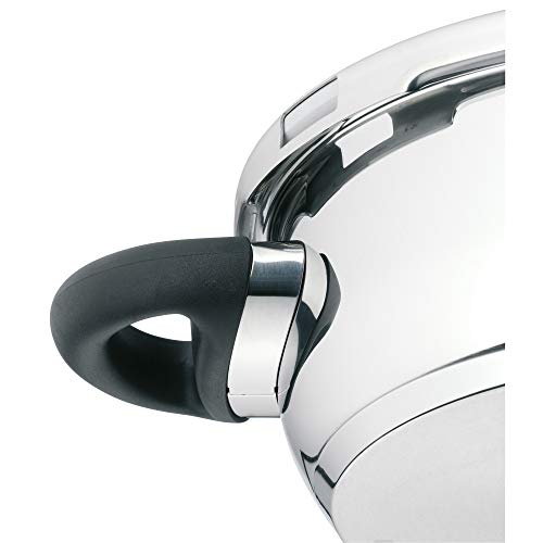 WMF Perfect Plus-Olla rápida sin Interiores de 22 cm de diámetro, 4,5 litros, 4.5 litros, Acero Inoxidable Cromargan 18/10, Plata