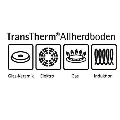 WMF Profi Plus - Sartén con tapa, cromargan 18/10 acero inoxidable, con recubrimiento antiadherente Durit ProfiSelect, Diseñado y fabricado en Alemania, 28 cm