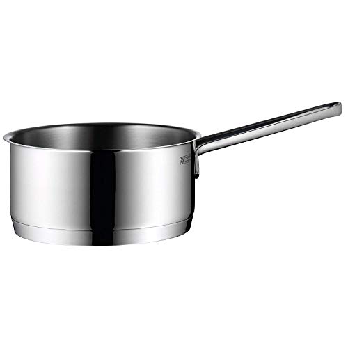 WMF Provence Plus - Batería de Cocina, Acero Inoxidable Cromargan, Tapas de Cristal, Apta para Todo Tipo de Cocinas, 4 Piezas