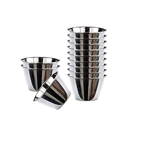 Wohlstand Fall Form, Cooking and Decorating Individual (Color: Silver) Cantidad: 6 Piezas de Acero Inoxidable