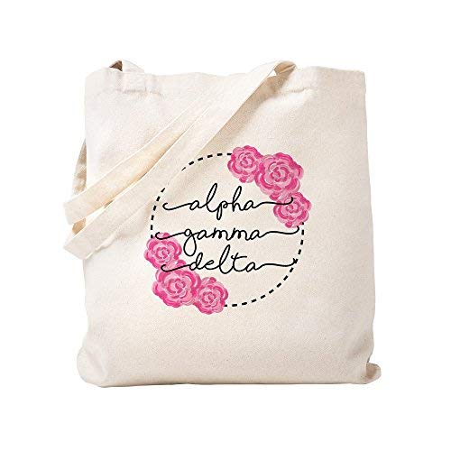 WSMBDXHJ Alpha Gamma Delta - Bolso de Lona con diseño Floral