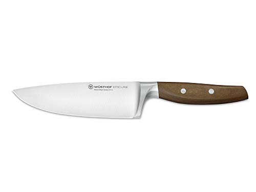 Wüsthof Epicure Cuchillo de cocina (carbono, acero inoxidable, madera), color marrón