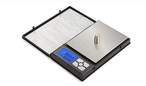 WYZXR Balanza de precisión portátil Balanza de Quilates de Alta precisión Balanza de pesaje microelectrónica Balanza de joyería de Oro de té Mini báscula de Bolsillo (2 kg / 0,1 g)