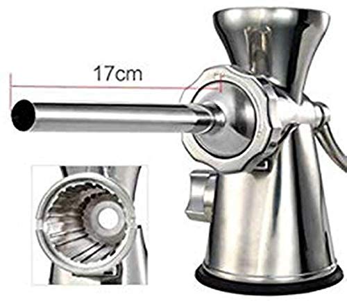 WYZXR Picadora de Carne eléctrica de 5L, máquina trituradora de ajo y Pimienta, máquina de procesamiento de Alimentos de Alta Resistencia con Cuchillas de Doble harina