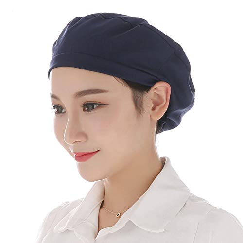 Xianheng Gorro de Trabajo para Mujer Sombrero de Cocinero Ajustable Gorro para Cocinar y Restaurante Gorra para Trabajo Uniforme para Fábrica Taller