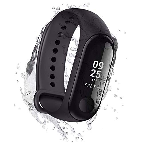 Xiaomi Mi Band 3 - Pulsera de actividad, Pantalla 0.78'' full OLED táctil, Notificaciones, Sumergible 50m, Mide calorías, pasos y sueño, Negro