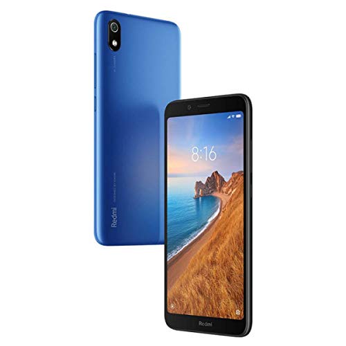Xiaomi Redmi 7A, Smartphone 2GB 32GB 5.45" HD Snapdragon 439 Octa Core Mobile Phone 4000mAh 13MP Camera, Wi-Fi 802.11 b/g/n/Bluetooth 4.2, Android, Azul