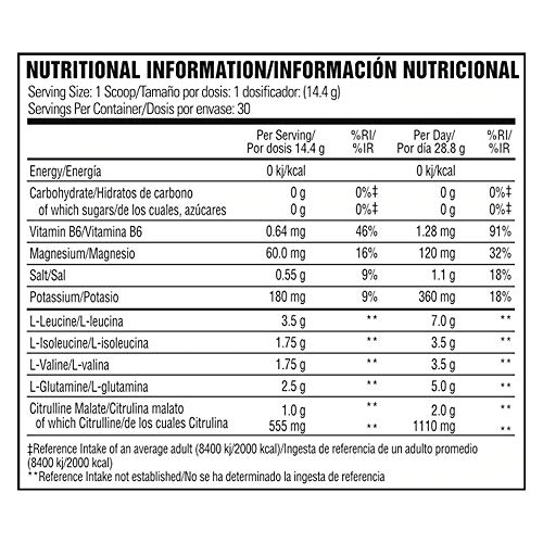 XTEND Original - Suplemento de BCAA en polvo - Manzana verde | Aminoácidos de cadena ramificada | 7 g de BCAA con electrolitos para una mayor hidratación y recuperación | 30 raciones