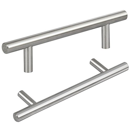 Yahee 20pcs T Manillas Tiradores para muebles Acero Inoxidable Cepillado