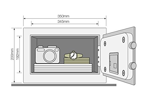 Yale YALYSB200EB1 Caja Fuerte Premium, Compacta 200 x 350 x 200 mm
