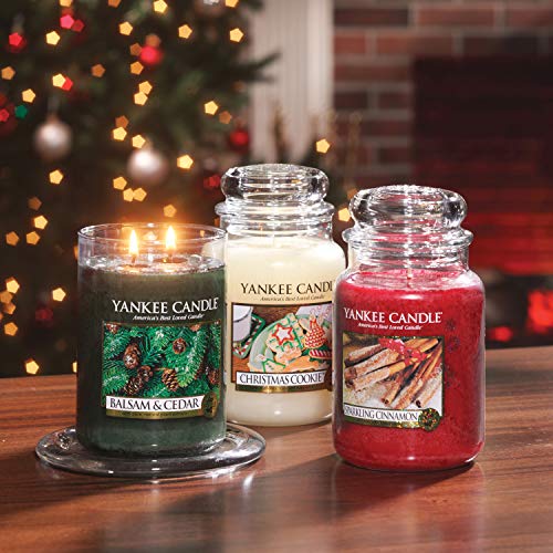 Yankee Candle Vela en un Vaso Doze, Dulces de Navidad, Blanco, Frasco Grande