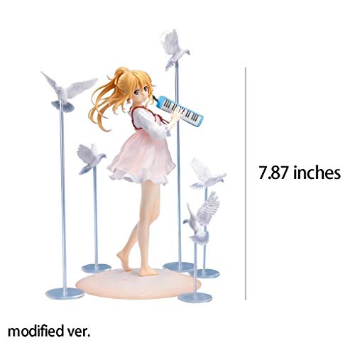 Yanshangqi Su Lie En Abril Estatua Kaori Miyazono Vestido Ocasional Ver.PVC Altura - 7,87 Pulgadas