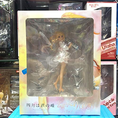 Yanshangqi Su Lie En Abril Estatua Kaori Miyazono Vestido Ocasional Ver.PVC Altura - 7,87 Pulgadas