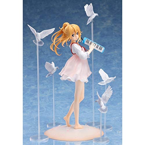 Yanshangqi Su Lie En Abril Estatua Kaori Miyazono Vestido Ocasional Ver.PVC Altura - 7,87 Pulgadas