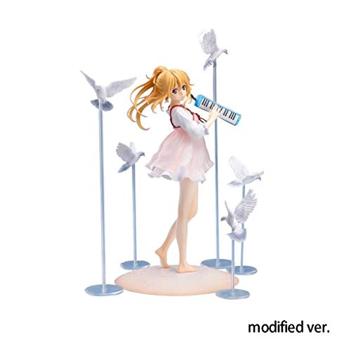 Yanshangqi Su Lie En Abril Estatua Kaori Miyazono Vestido Ocasional Ver.PVC Altura - 7,87 Pulgadas