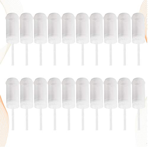 Yarnow 20 Piezas Push up Cake Pop Shooter Push Pops Molde de Pastel Transparente Envases de Pastel con Tapas para DIY Cake Bakery Kitchen Home