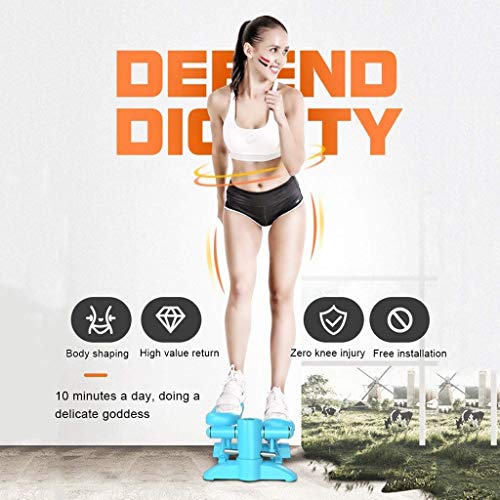 YF-SURINA Equipo de deportes de interior Stepper, Fitness Pedal Fitness Home Stepper, Instalación gratuita de equipos de fitness Inicio Máquina de pérdida de peso femenina Estufa de cintura delgada,