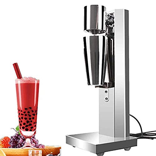 YJINGRUI 500ml Mezclador de Bebidas con Frutas Eléctrico Batidora de Batidos Máquina de Acero Inoxidable para Hacer Batidos Cócteles Zumo Cremas 18,000 rpm Bajo Ruido 150 W de Potencia(un cabezal)