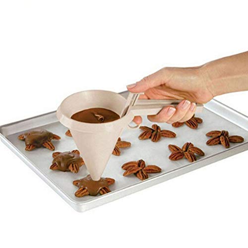 YOSIYO Adjustbale de Mano de Pastel de Crema de Chocolate bateador Embudo dispensador para Hornear Utensilios de Decoración Suministros de Cocina Panadería