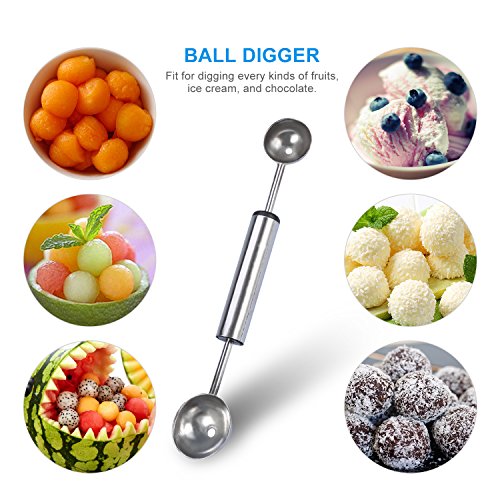 Yosoo Juego de 80 Utensilios de Cocina para Cortar, trinchar, moldear, Decorar – para Frutas, Verduras y más