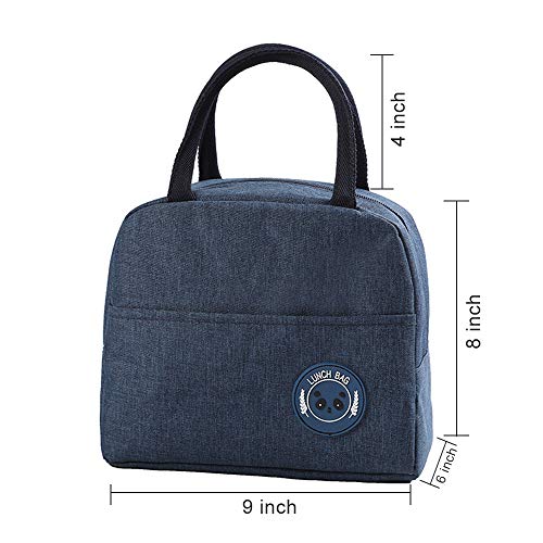 YumSur Bolsa del Almuerzo Bolso de Mano Impermeable Picnic Organizador del Almuerzo Titular de Almuerzo Contenedor de Almuerzo Térmicas para Llevar Almuerzo para Trabajo Oficina Playa Viaje