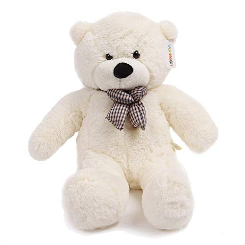 YunNasi Gigante Teddy Oso de Peluche Animal de Felpa (Blanco, 39in)