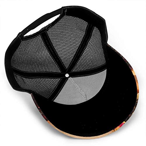 ZANSENG Gorra de béisbol Hombres Mujeres, Surtido Cucharas de té seco en Madera Ajustable Trucker Mesh Summer Vented Baseball Sun Cap Sombrero Sombrero de Golf