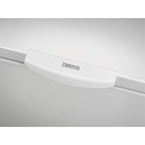 Zanussi ZCAN26FW1 Arcón congelador, Capacidad 254 Litros, 2 cestos, Compresor Inverter, Congelación Rápida, Display LCD, Alarma acústica y visual luminosa, Blanco, Clase A+