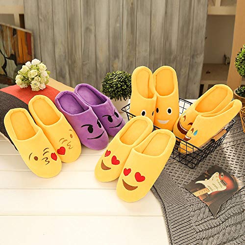 Zapatillas de Estar por casa para Mujer Impermeables de Pantuflas Térmicos de Invierno Suave Algodón Casa Zapatos Cómodo Y Antideslizante Zapatillas de casa de Zapatillas cálidas para Hombre