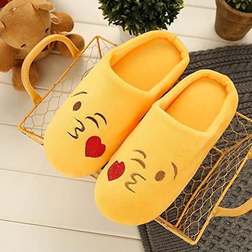 Zapatillas de Estar por casa para Mujer Impermeables de Pantuflas Térmicos de Invierno Suave Algodón Casa Zapatos Cómodo Y Antideslizante Zapatillas de casa de Zapatillas cálidas para Hombre