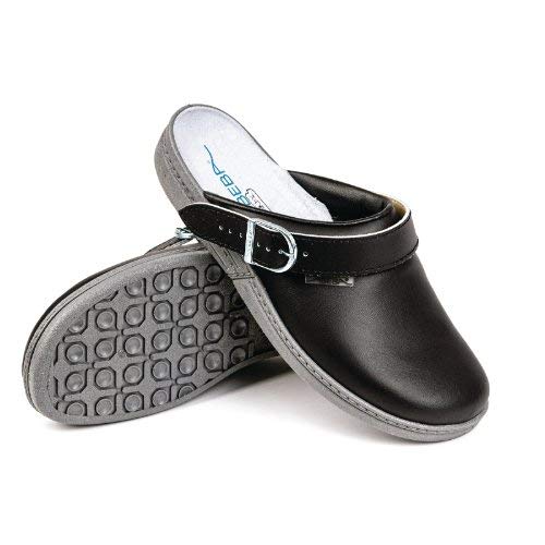 Zapato de trabajo,"La zapatilla original", negro talla 47, de Abeba 7031