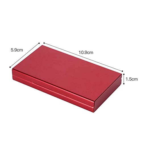 ZDQG Caja de Cigarrillos de Metal Tipo abatible Caja de Cigarrillos portátil de aleación de Aluminio emergente automática con presión 20 Cigarrillos