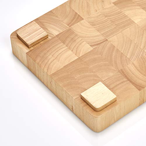 Zeller 24801 Bloque de Cortar, Madera, Marrón, 42x27x5.5 cm