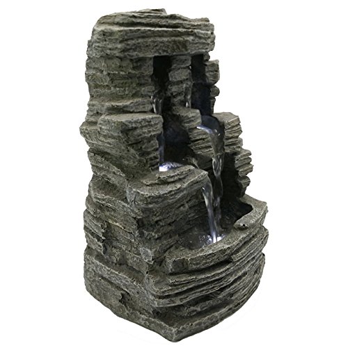 Zen Luz SCF 150 Gran Cañón - Fontana, Piedra, Color: Gris, 19 x 16 x 28 cm