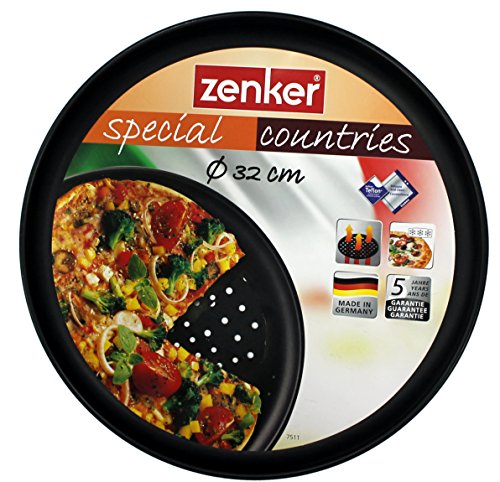 Zenker Molde Pizza redondo perforado 32cm. SPECIAL COUNTRIES (negro), cant. 1