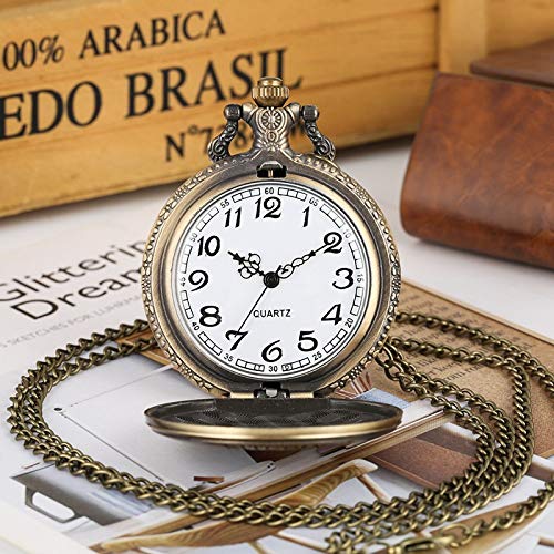 ZHAOXIANGXIANG Reloj De Bolsillo,Manualidades Copia Réplica Rusia Millón De Rublos Insignia Conmemorativa Reloj De Bolsillo De Colección De Monedas De Rublo Plateado En Relieve De Doble Cara