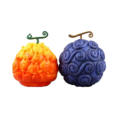 ZHUZEwei Frutas One Piece Anime Mera-mera de la Fruta del Diablo de Goma de Frutas 6.9inches Figuras Colección Modelo EP Material PVC (Size : Rubber Fruit)