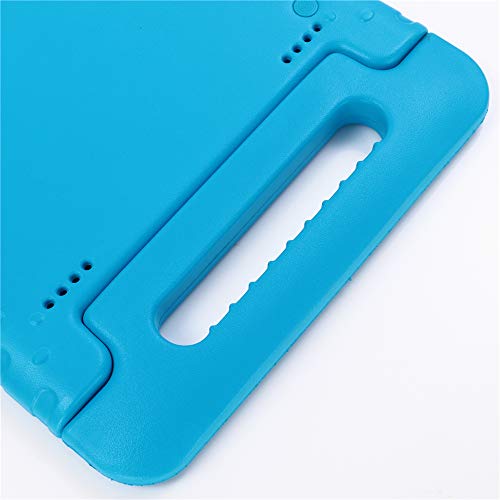 ZiHang Funda Infantil Huawei Mediapad T5 10, Carcasa Niño Antigolpes con Asa Convertible Tapa de Soporte, Funda Bebé Ligera para Huawei Mediapad T5 10 (Azul)