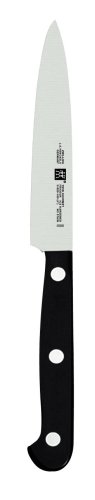 Zwilling Twin Gourmet - Cuchillo puntilla, Hoja endurecida al frío Friodur, Acero Inoxidable, Espiga Entera, cachas sintéticas remachadas, 100 milímetros