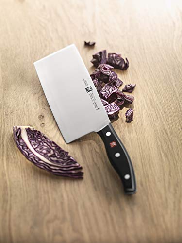 Zwilling Twin Pollux - Cuchillo hachuela con Hoja endurecida al frío Friodur, 180 milímetros, Acero Inoxidable