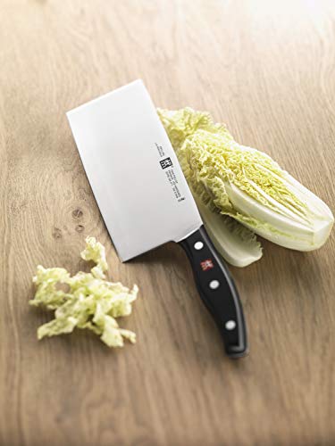 Zwilling Twin Pollux - Cuchillo hachuela con Hoja endurecida al frío Friodur, 180 milímetros, Acero Inoxidable