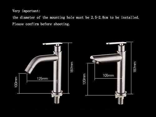 ZXL Equipamiento de baño Estilo Americano Grifo de Lavabo de Titanio para hostelería Todas Las medallas de Bronce Grifo Monomando Control Doble Grifo frío y Caliente Lavabo en el baño