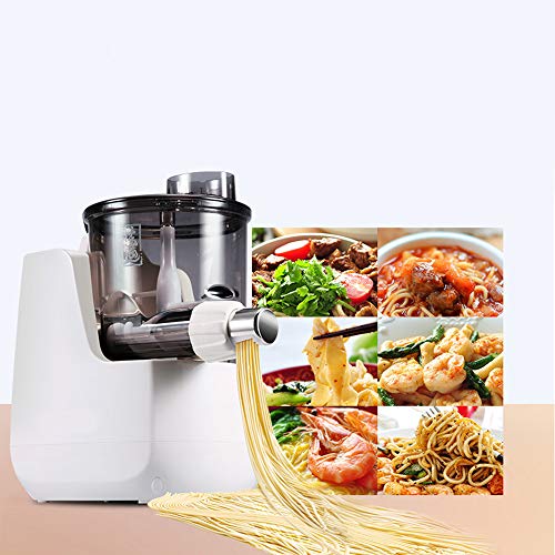 ZXX Máquina eléctrica para Hacer Pasta, Máquina automática de Fideos, Fettuccine Lasagna Bonus Ravioli Sausage Maker con Mezclas, Amasar extrusiones, Adecuado para Cocina