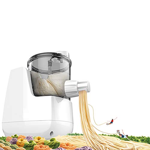 ZXX Máquina eléctrica para Hacer Pasta, Máquina automática de Fideos, Fettuccine Lasagna Bonus Ravioli Sausage Maker con Mezclas, Amasar extrusiones, Adecuado para Cocina