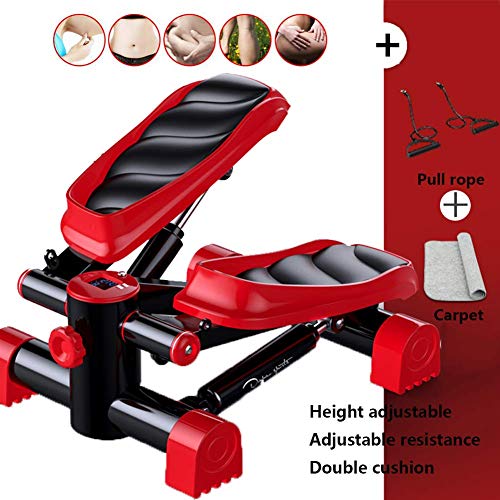 ZXYY Entrenador Piernas del Brazo Inicio Pedal Ejercitador Mini Bicicleta estática Pedal Antideslizante Brazo de Mano Rodilla Pierna Máquina de Venta Ambulante con Bluetooth Resistencia Ajustable