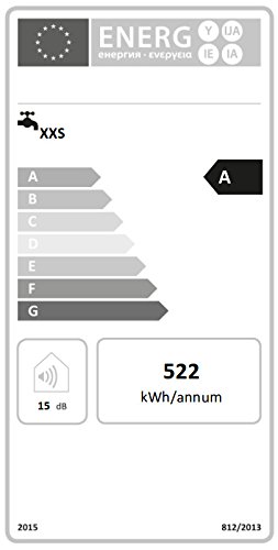 - Ariston - Thermo 3100334. Calentador eléctrico para baños, Andris RS 15/3 ERP, de color blanco, perfecto para instalar sobre lavabos