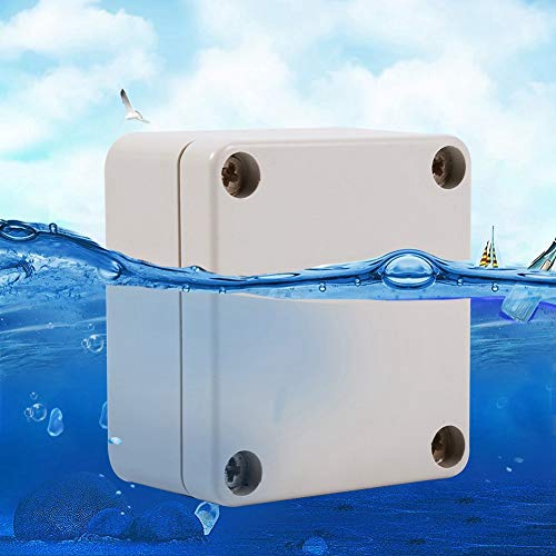 1 caja de conexión, material ABS ignífugo, resistente al agua, caja de conexiones para exteriores, resistente al agua